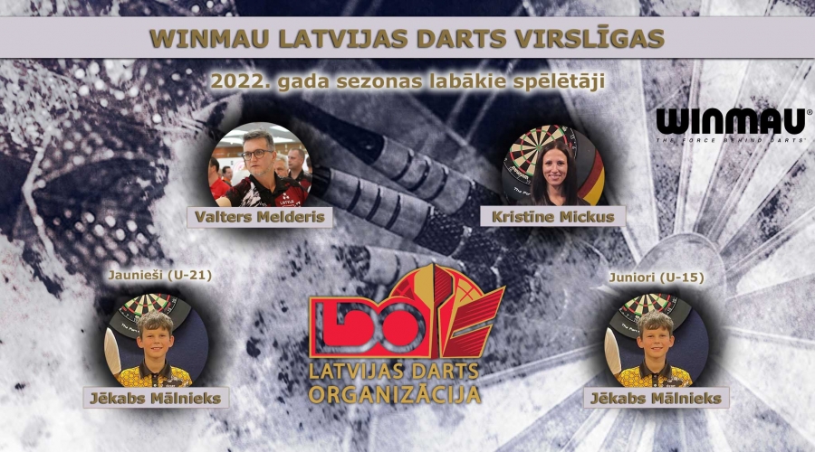 2022. gada Winmau Latvijas Darts virslīgas sezona ir noslēgusies